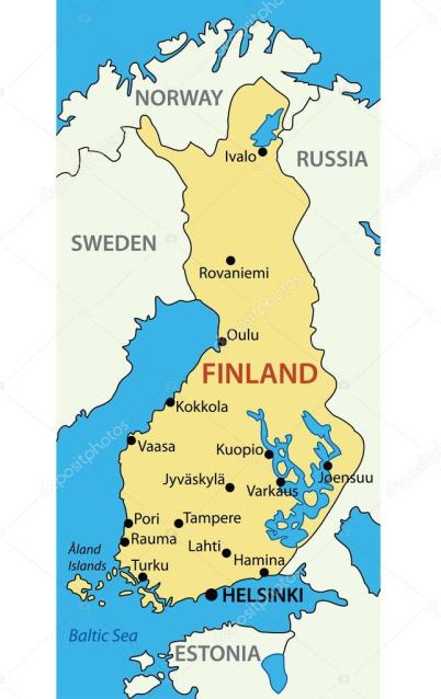 Finland simples map