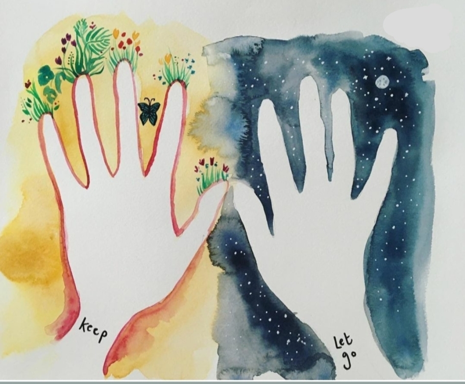 Art Therapist Jodie SIlverman's prompt for wellbeing